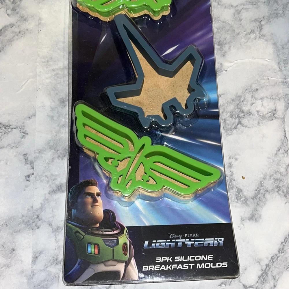 Disney Pixar Lightyear 3 Pack Silicone Breakfast Molds